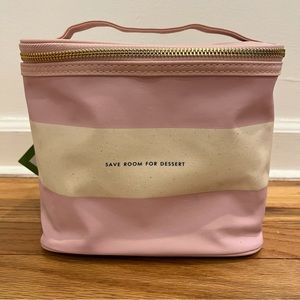 Kate Spade Blush Rugby Stripe Lunch Tote